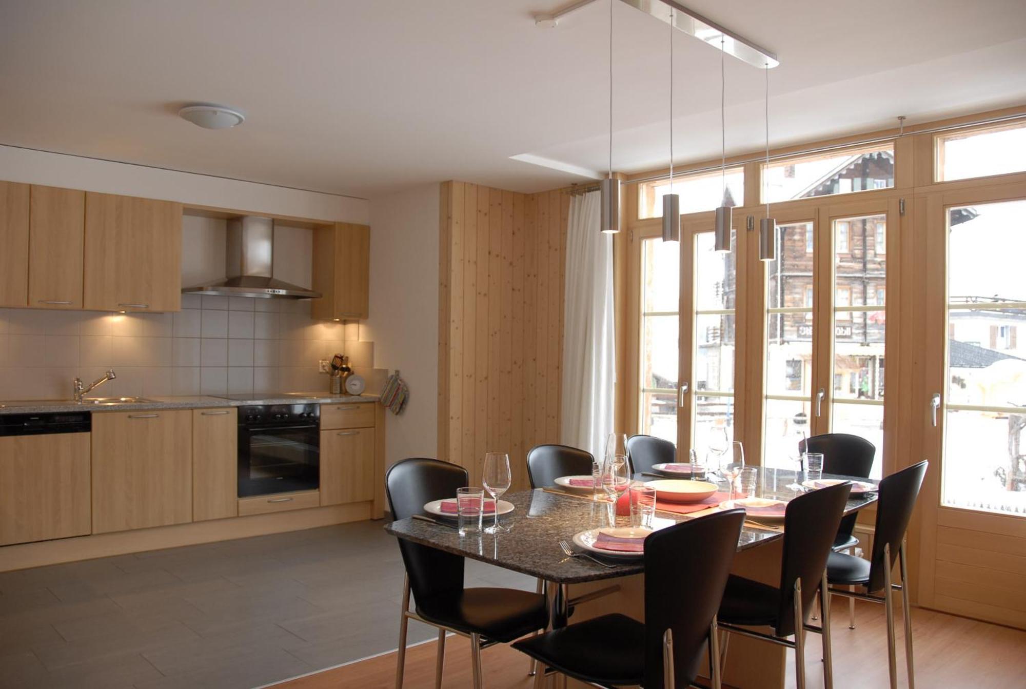 Ferienwohnung Alte Baeckerei Mürren Exterior foto